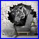 3D Effect Photo WALLPAPER Bricks TIGER Wall MURAL Hole in The WALL Boys Man Room