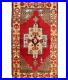 3×5 Geometric Vintage Traditional Wool Handmade Oriental Turkish Area Rug