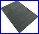 Dark Grey Carpet 100% Wool Gabbeh 170x240cm Hand Woven Solid Color WR137