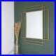 Decorative mirror gold plated