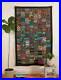 Handmade Vintage Patchwork Tapestry Wall Decor 40×60 Wall Hanging Boho Rug