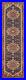 Navy Blue Heriz Serapi Beauty Hand-Knotted Indian Rug Runner in Wool 3×10 ft